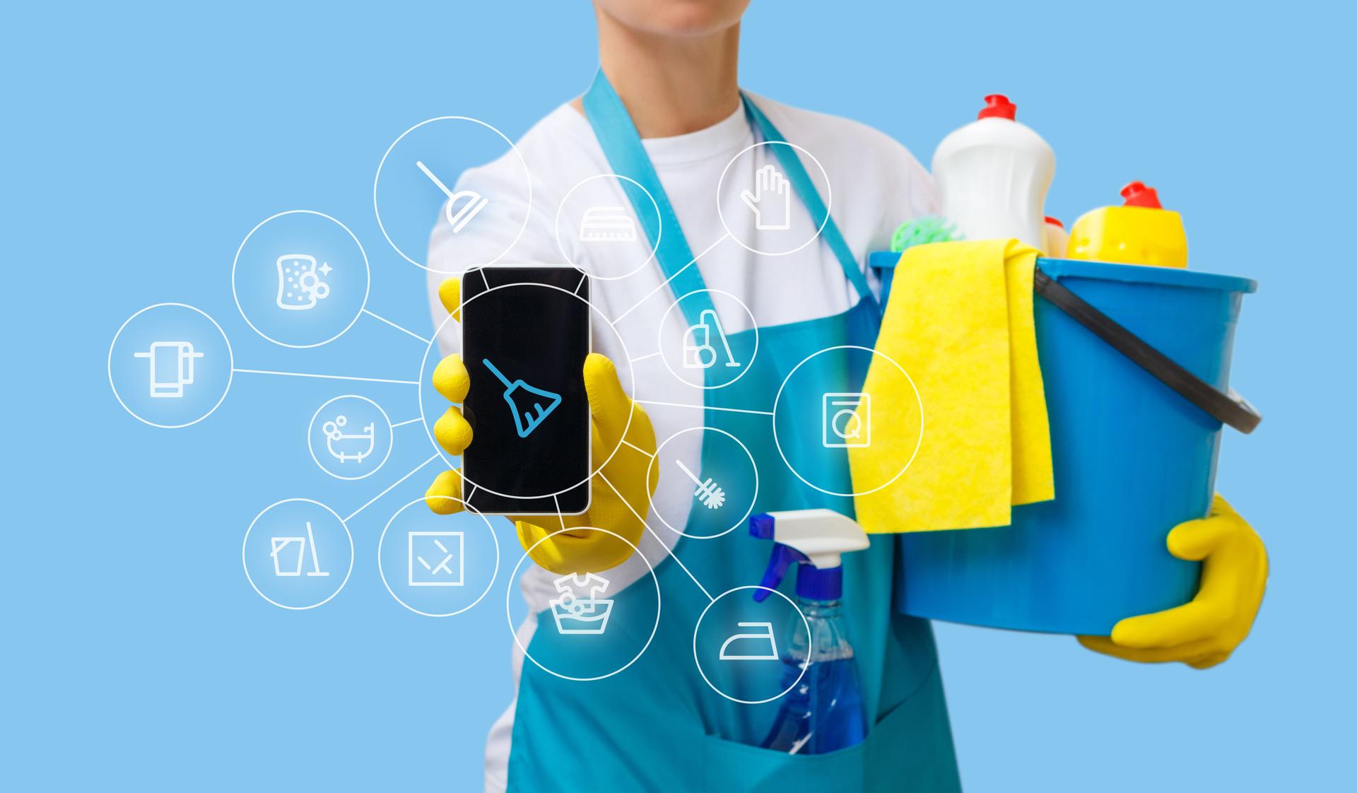 Application of housekeeping service in the mobile phone .